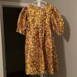 Kika Vargas yellow dress